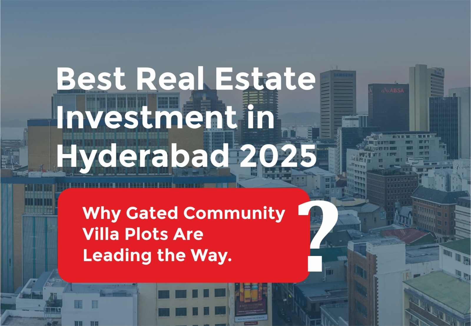 Photo inspiration: Fresh Look at Best Real Estate Investment In Hyderabad 2025 Why Gated Community